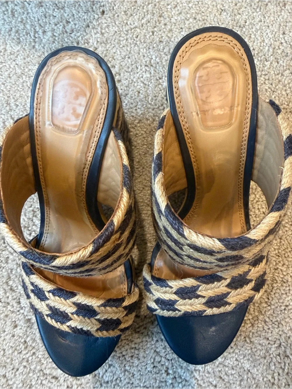 Tory Burch Lola Jute Woven Wedge Sandal